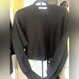 NA-KD Black Cropped Sweater